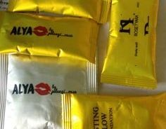 Contoh stiker lutsinar untuk sachet