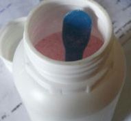 serbuk kemam dalam botol